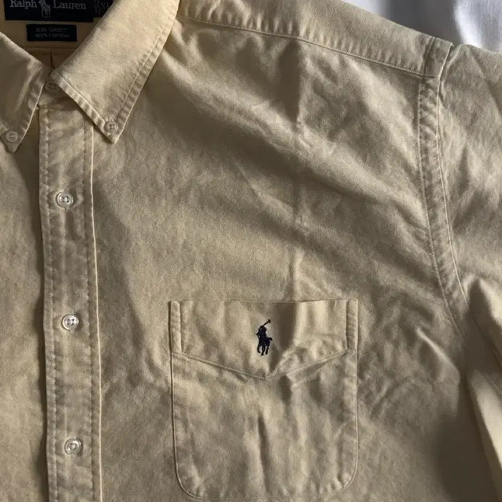 [BUNJANG] Polo Ralph Lauren Big Shirt Yellow / [XL] 폴로 랄프로렌 빅셔츠 옐로우