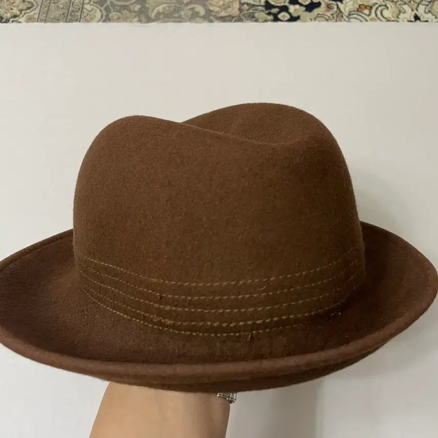 [SOLD OUT] 노브랜드 페도라 벙거지 브라운