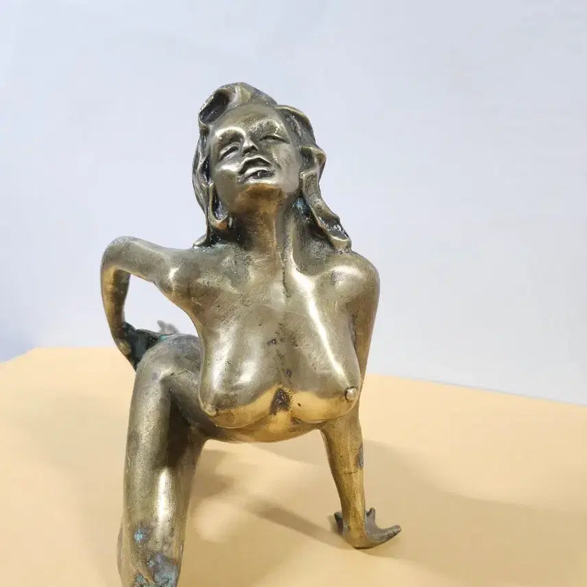 [BUNJANG] Bronze Woman Sculpture / 브론즈 인물상 여인 조각상 장식 소품