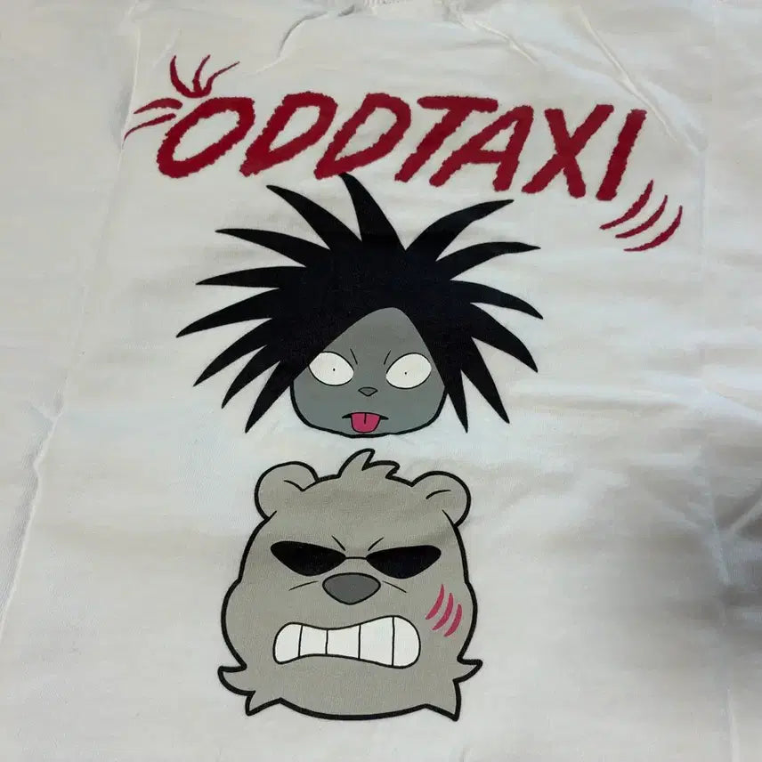 [BUNJANG] ODDTAXI White T-shirt / 오드택시 티셔츠 화이트