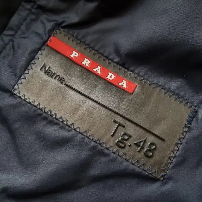 [BUNJANG] Prada Sport Navy Nylon Rider Windbreaker Jacket / 프라다 스포츠 네이비 나일론 라이더 구형 바람막이 자켓