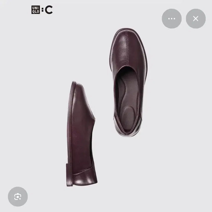 [SOLD OUT] (새상품) 유니클로C 스퀘어 플랫 슈즈 - 235Size