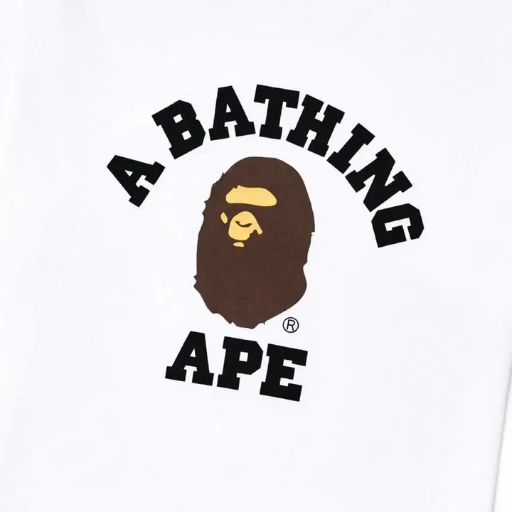 [BUNJANG] BAPE BAE College Short Sleeve T-shirt (Unisex) / [새상품/무배]베이프 BAE 컬리지 반팔티셔츠 남녀공용