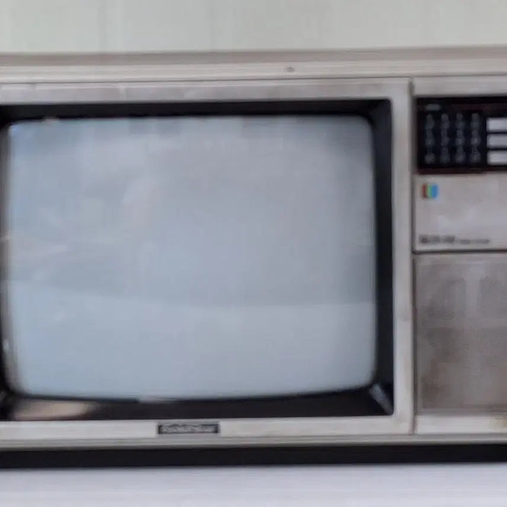 [BUNJANG] Goldstar CNR-4385 Vintage Television / 근대사 수집 자료 옛날 민속품 금성 골드스타 티비 87년