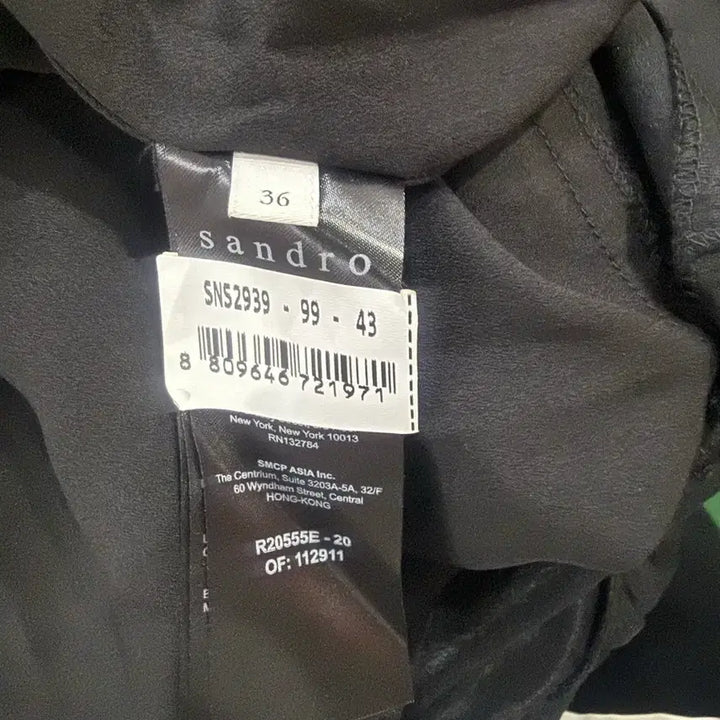[SOLD OUT] 산드로 블랙 롱 원피스 프릴 장식