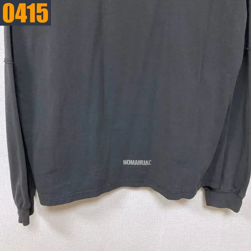 [BUNJANG] 100 No Manual Long Sleeve T-shirt / 100 노매뉴얼 롱슬리브 긴팔 티셔츠 L