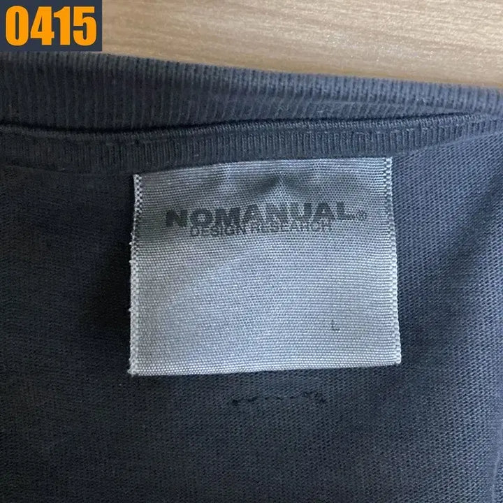 [BUNJANG] 100 No Manual Long Sleeve T-shirt / 100 노매뉴얼 롱슬리브 긴팔 티셔츠 L