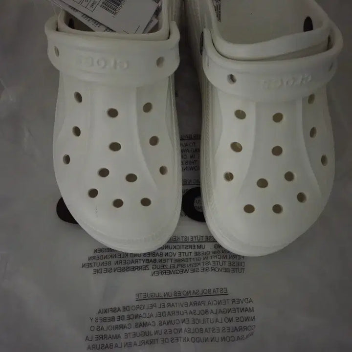 [BUNJANG] Crocs Bayaband Platform White Sandals / 크록스 바야클로그 플랫폼 화이트 새상품