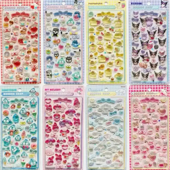 [BUNJANG] Sanrio Bonbon Drop Sticker / 산리오 봉봉드롭 스티커