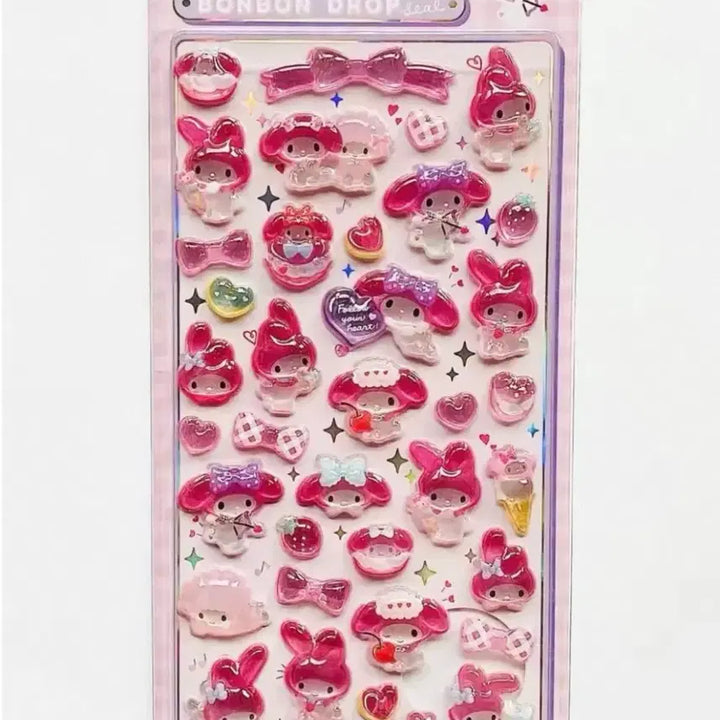 [BUNJANG] Sanrio Bonbon Drop Sticker / 산리오 봉봉드롭 스티커