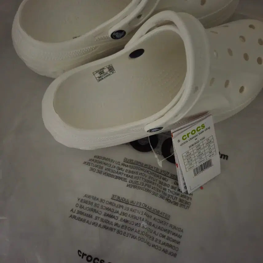 [BUNJANG] Crocs Bella Clog Platform White Shoes / 크록스 벨라클로그 플랫폼 화이트 새상품