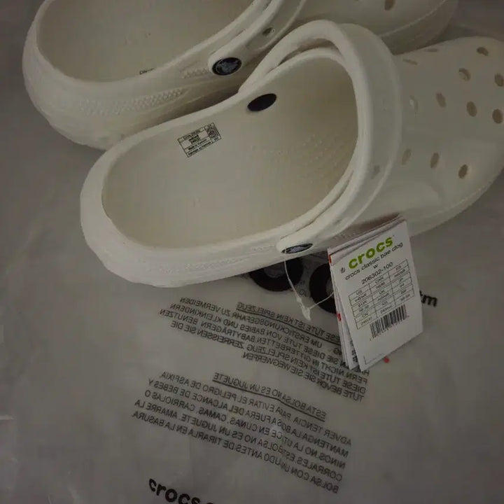 [BUNJANG] Crocs Bella Clog Platform White Shoes / 크록스 벨라클로그 플랫폼 화이트 새상품