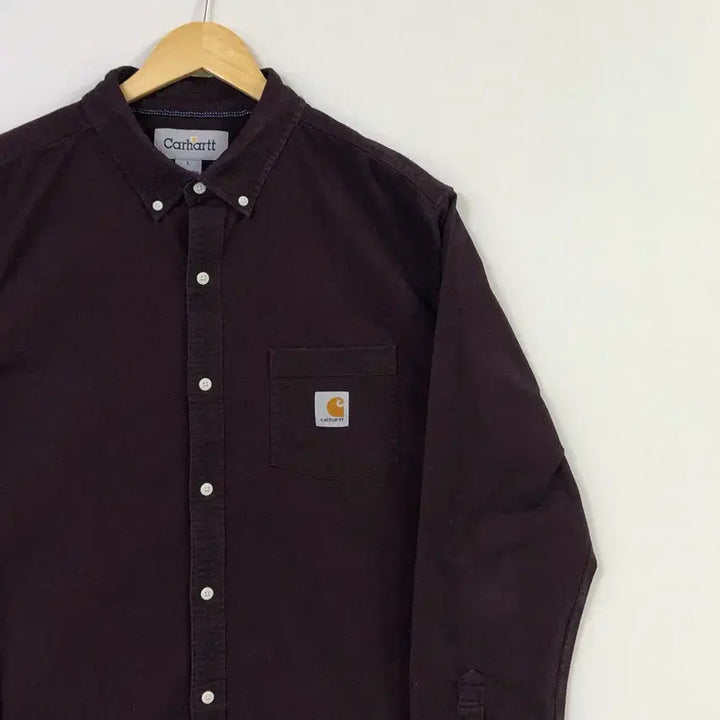 [BUNJANG] Carhartt Burgundy Work Shirt / L 칼하트 버건디 워크 셔츠