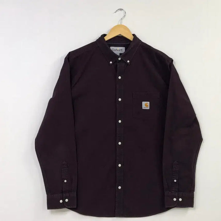 [BUNJANG] Carhartt Burgundy Work Shirt / L 칼하트 버건디 워크 셔츠