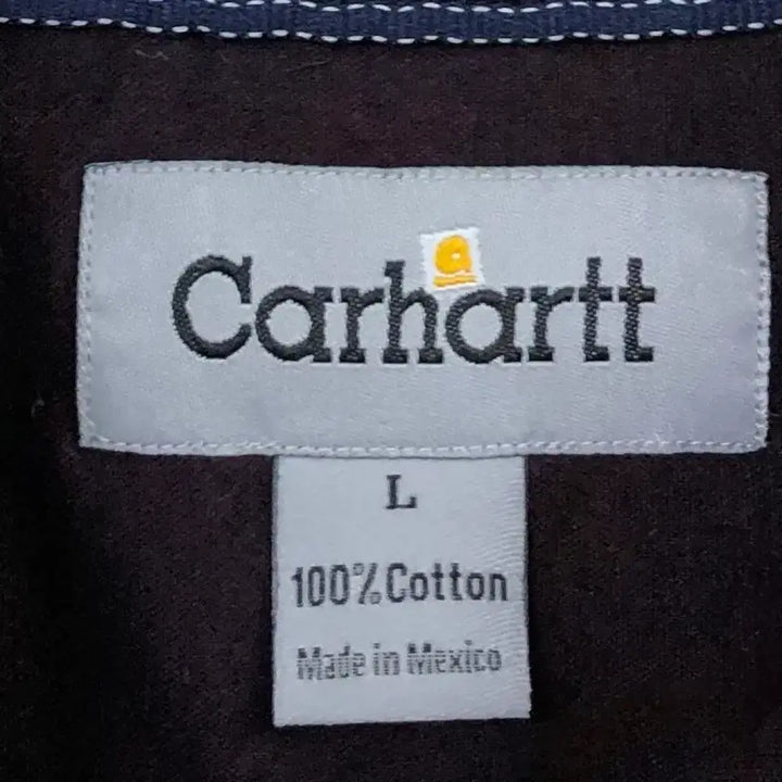[BUNJANG] Carhartt Burgundy Work Shirt / L 칼하트 버건디 워크 셔츠