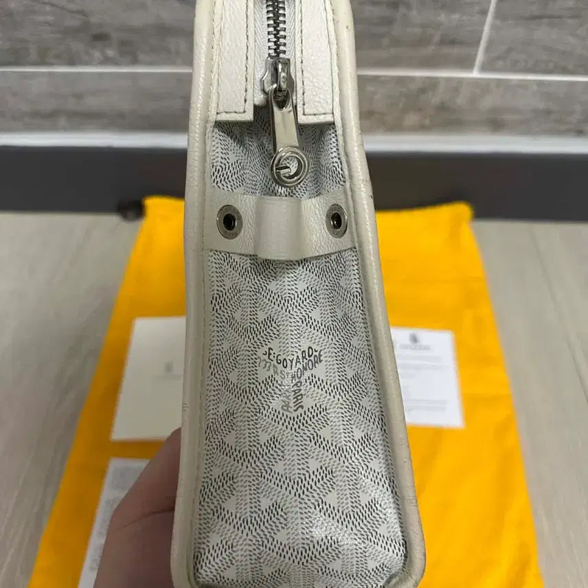 [BUNJANG] Goyard Jouvence GM White Pouch / [ A급 / 풀구성 ] 고야드 쥬방스 GM 화이트