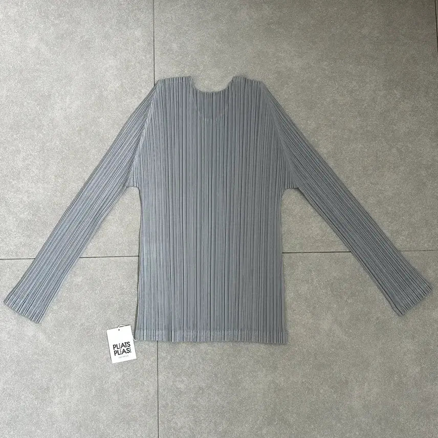 [SOLD OUT] 플리츠플리즈 먼슬리 9월 라운드 탑 쿨그레이 3사이즈