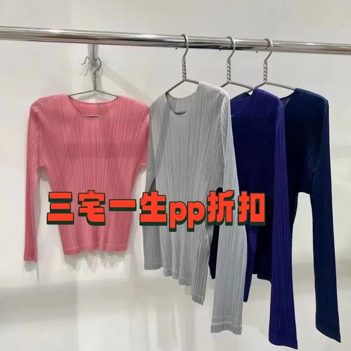 [SOLD OUT] 플리츠플리즈 먼슬리 9월 라운드 탑 쿨그레이 3사이즈