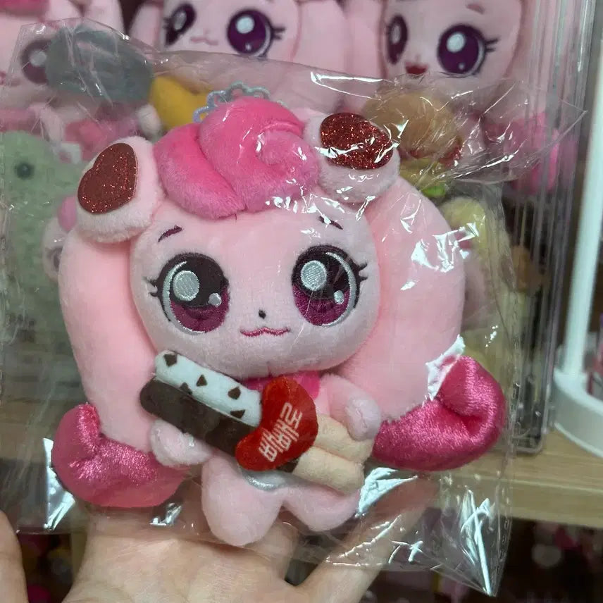 [BUNJANG] Hatchu-ping Pepero Plush Keyring New Product / 하츄핑 빼빼로 인형 키링 새상품