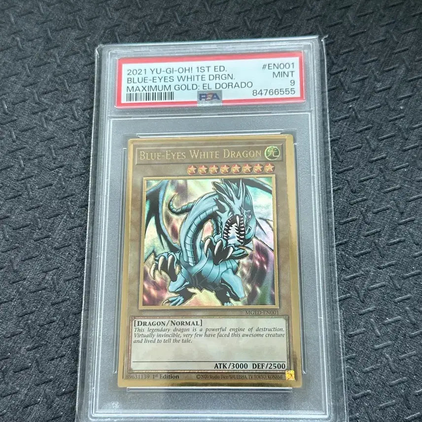 [SOLD OUT] 유희왕 푸른눈의 백룡 골드레어 PSA9