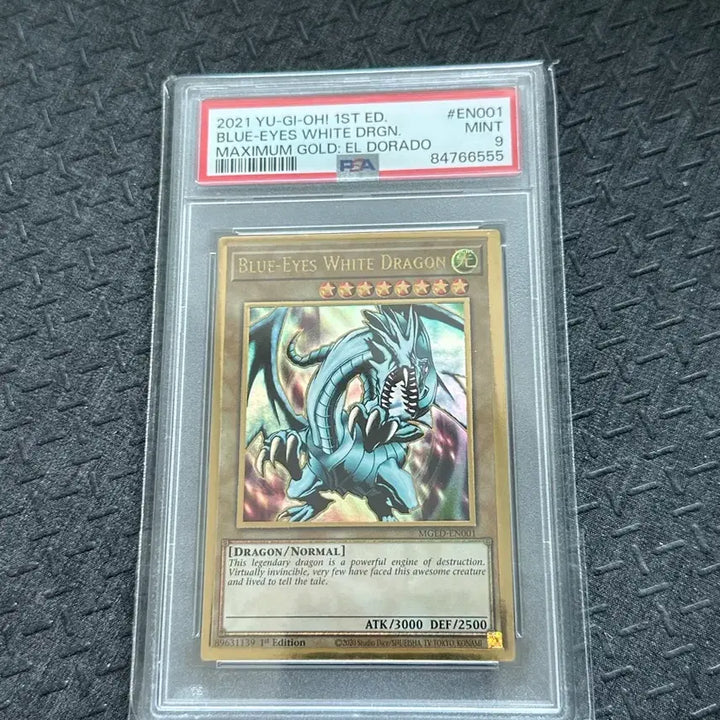 [SOLD OUT] 유희왕 푸른눈의 백룡 골드레어 PSA9