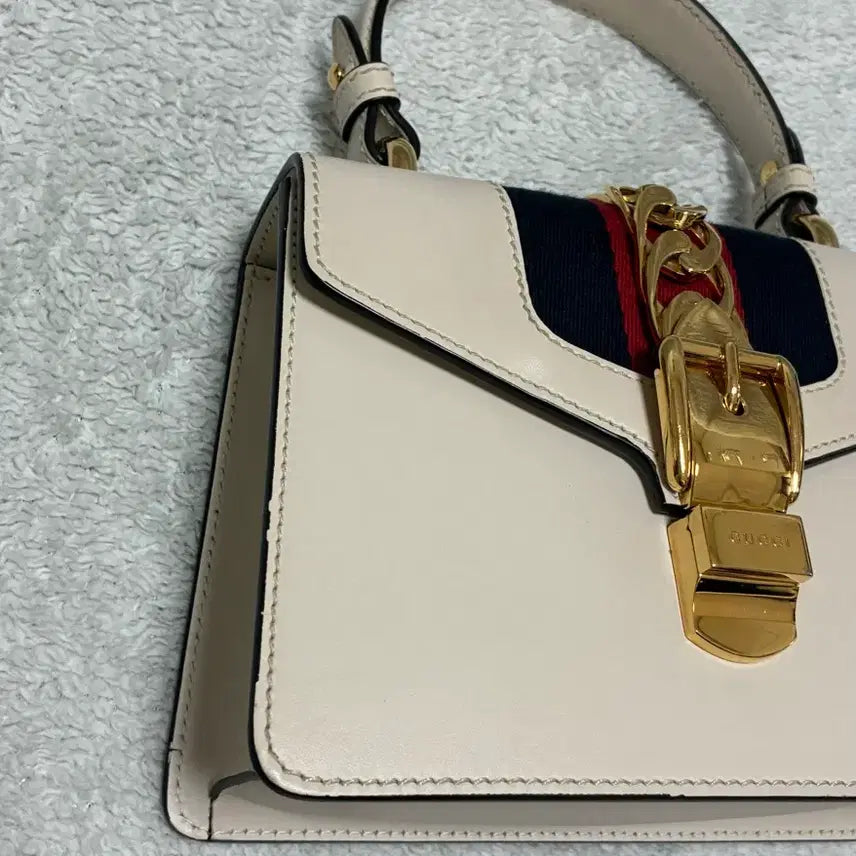 [BUNJANG] Gucci Sylvie Tote Bag Ivory / (정품)구찌 실비백 토트백 아이보리 + 스트랩 2종