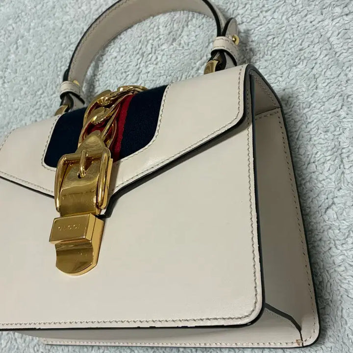 [BUNJANG] Gucci Sylvie Tote Bag Ivory / (정품)구찌 실비백 토트백 아이보리 + 스트랩 2종