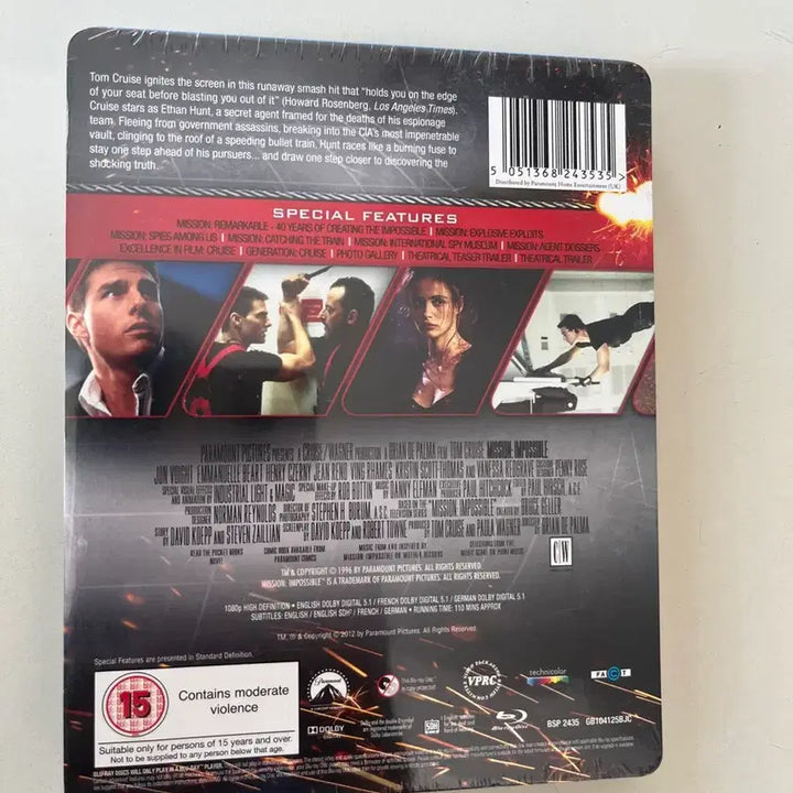 [BUNJANG] Mission: Impossible - Dead Reckoning Blu-ray Steelbook / (미개봉)미션 임파서블: 데드 레코닝 블루레이 스틸북