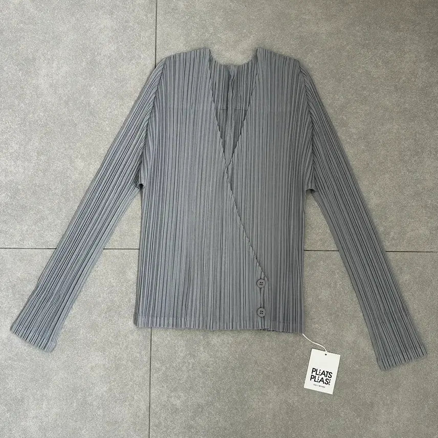 [SOLD OUT] 플리츠플리즈 먼슬리 9월 가디건 쿨그레이 3사이즈
