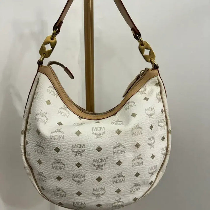 [BUNJANG] MCM Hobo Shoulder Bag / 정품 mcm호보백 숄더백 가방 가로30