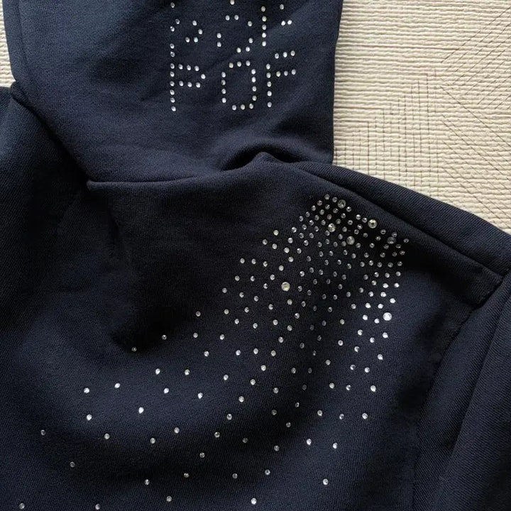 [SOLD OUT] 미착용)포지프레클즈 Crystal Reversible Hoodie