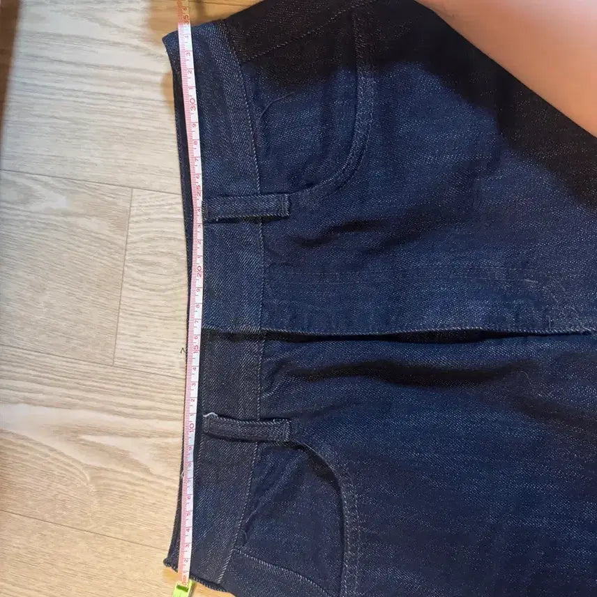 [BUNJANG] Arto Indigo Curved Denim Pants / 아르토 커브드 인디고 데님