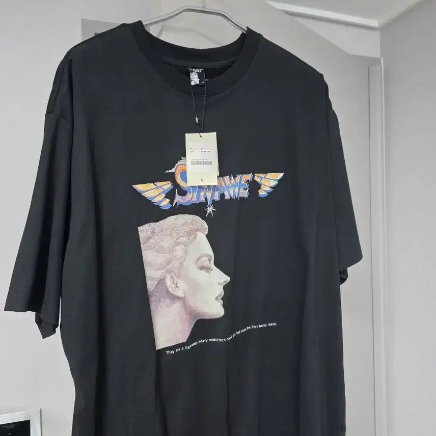 [SOLD OUT] TNGT 시나위 콜라보 블랙 티셔츠 xl 판매
