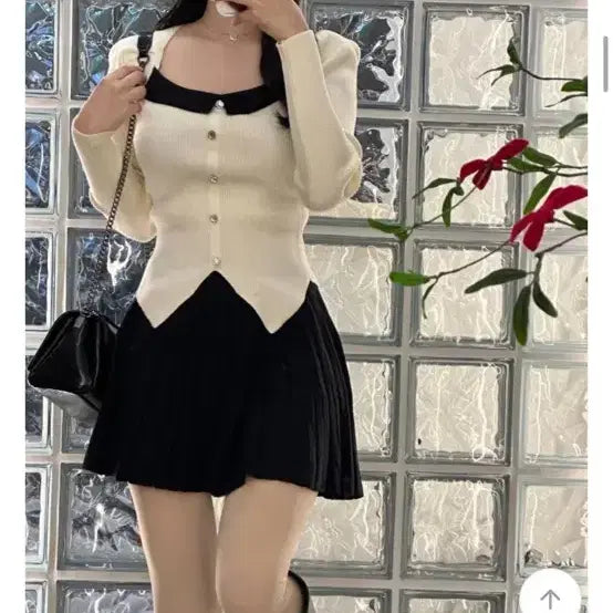 [BUNJANG] Ivory Puff Knit Top / 아이보리 퍼프 니트