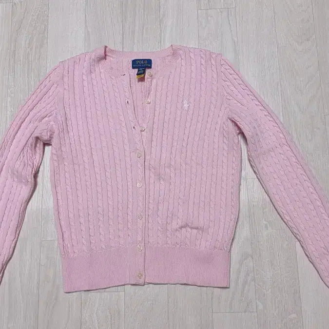 [SOLD OUT] 폴로 랄프로렌 핑크 케이블 가디건