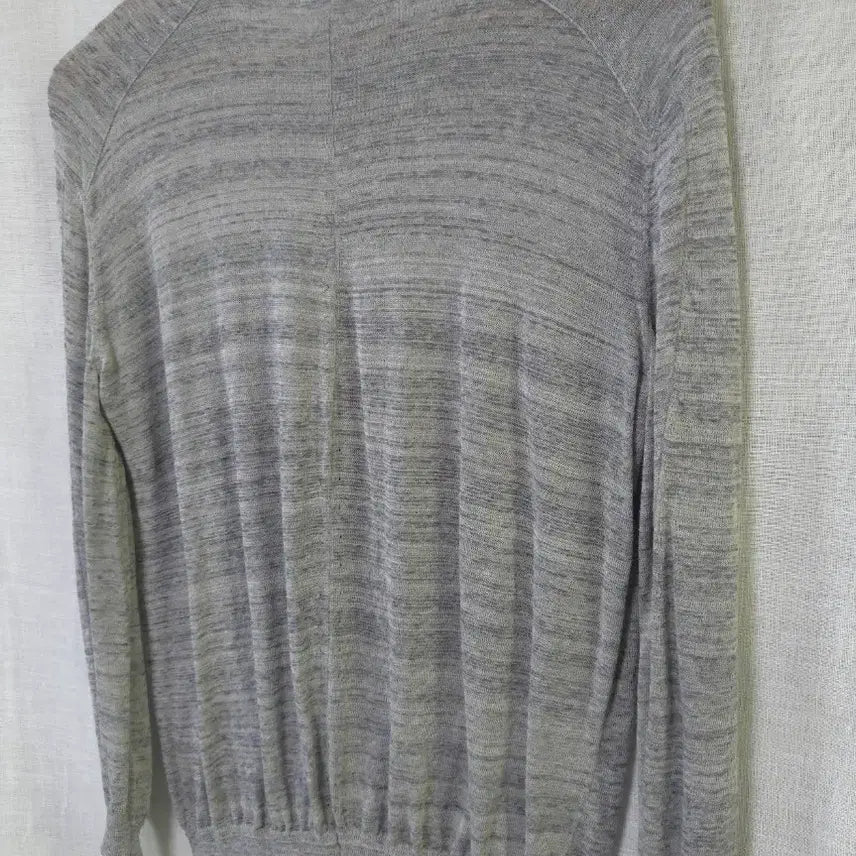 [BUNJANG] Time Linen Blend Knit Top / 타임 한섬 정품 린넨 니트 여름 긴팔 얇은 그레이 여성 90 44 55
