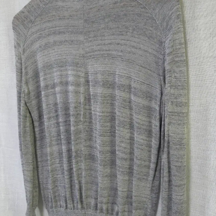 [BUNJANG] Time Linen Blend Knit Top / 타임 한섬 정품 린넨 니트 여름 긴팔 얇은 그레이 여성 90 44 55