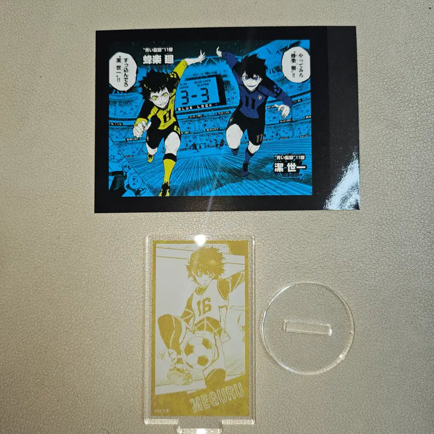 [BUNJANG] Blue Lock Bachira Original Illustration Acrylic Mini Stand / 블루록 바치라 원화 미니아크릴 지류 판매 양도