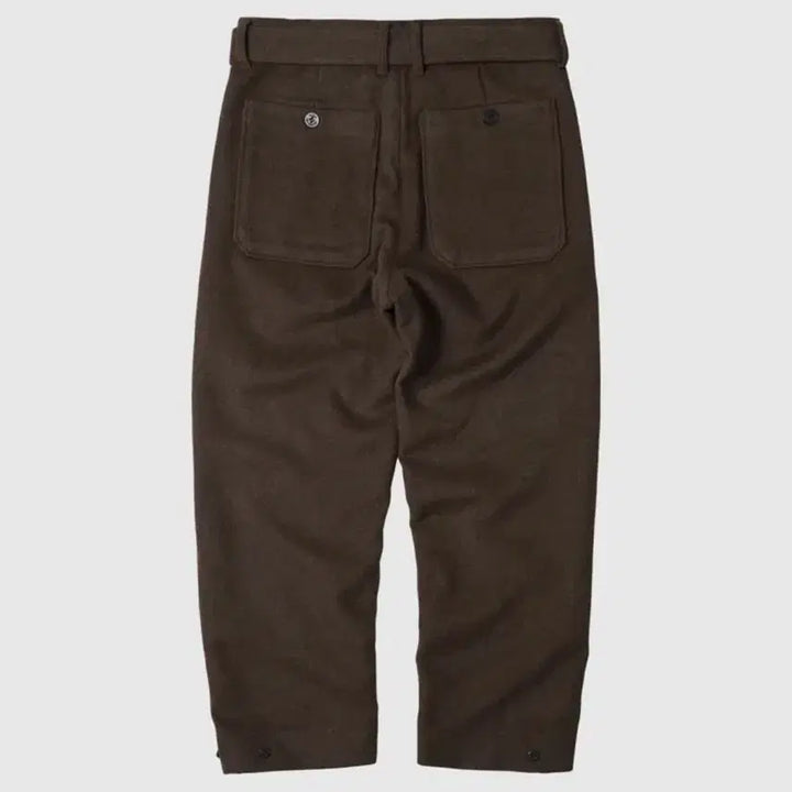 [BUNJANG] Brown Wool Fatigue Pants Navy Deck Trousers / 브라운 울 퍼티그 팬츠 해군 덱 팬츠 트라우저