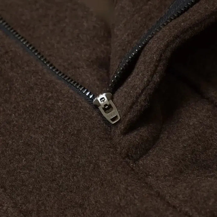 [BUNJANG] Brown Wool Fatigue Pants Navy Deck Trousers / 브라운 울 퍼티그 팬츠 해군 덱 팬츠 트라우저