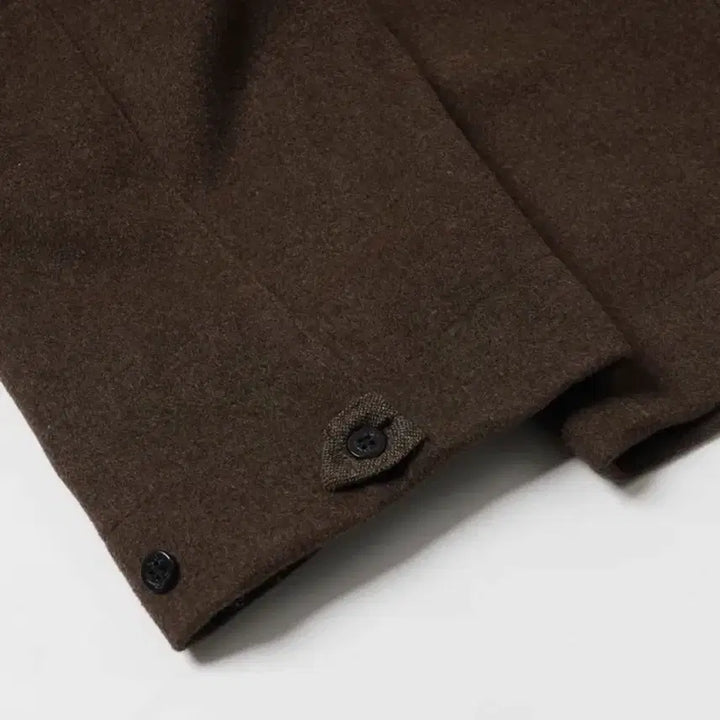 [BUNJANG] Brown Wool Fatigue Pants Navy Deck Trousers / 브라운 울 퍼티그 팬츠 해군 덱 팬츠 트라우저