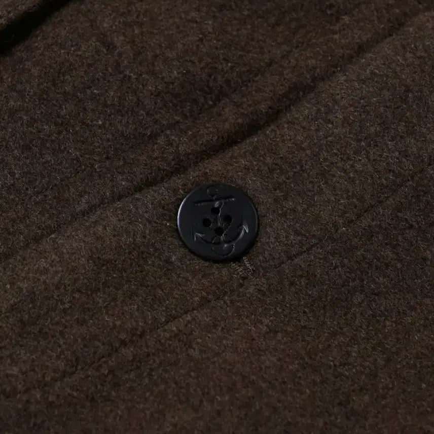 [BUNJANG] Brown Wool Fatigue Pants Navy Deck Trousers / 브라운 울 퍼티그 팬츠 해군 덱 팬츠 트라우저