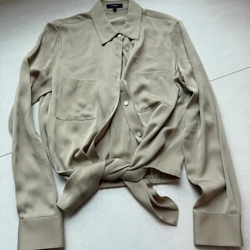 [BUNJANG] Theory Silk Shirt / 띠어리 THEORY 실크 셔츠