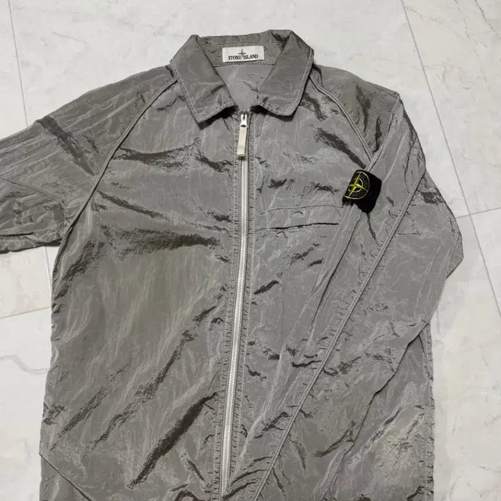 [BUNJANG] Stone Island Nylon Metal Overshirt Windbreaker / 스톤아일랜드 나일론 메탈 셔츠 바람막이 s