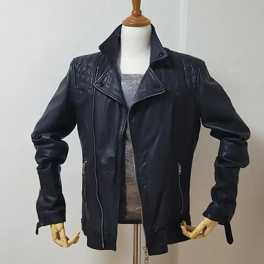 [SOLD OUT] 올세인츠 블랙 가죽 라이더 자켓 점퍼