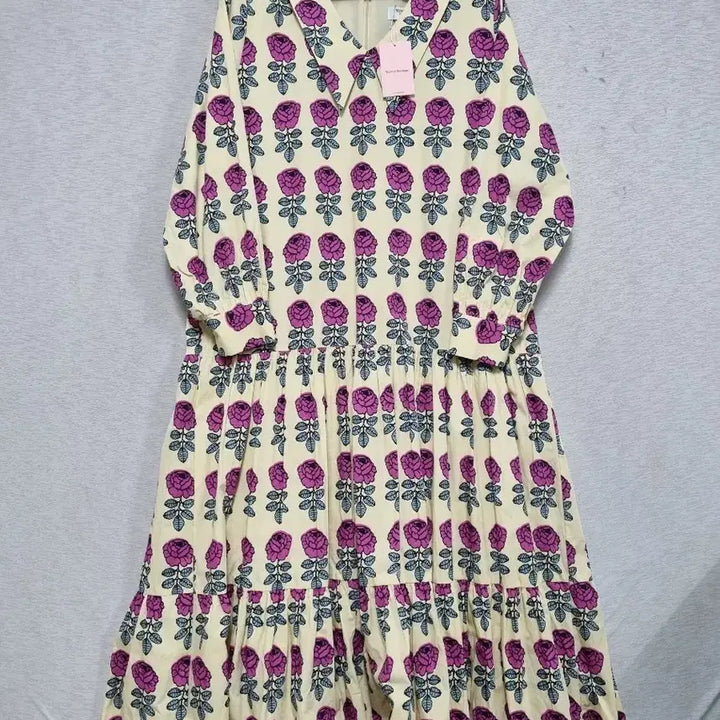 [BUNJANG] Merci Jay Floral Print Long Dress / ㅡ 새상품 메르시제이 봄가을 원피스 여55-66ㅡ0415