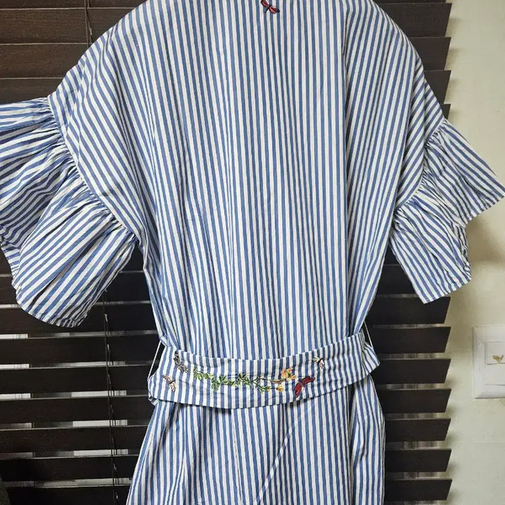[SOLD OUT] 막스마라 자수 벨티드 롱원피스
