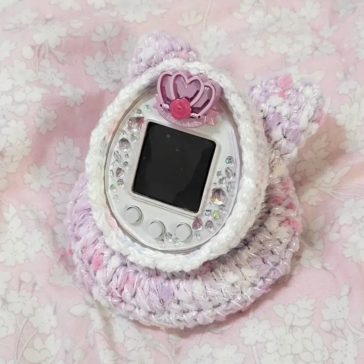 [BUNJANG] Tamagotchi Knitting Cushion - Aurora Lavender / Mits&