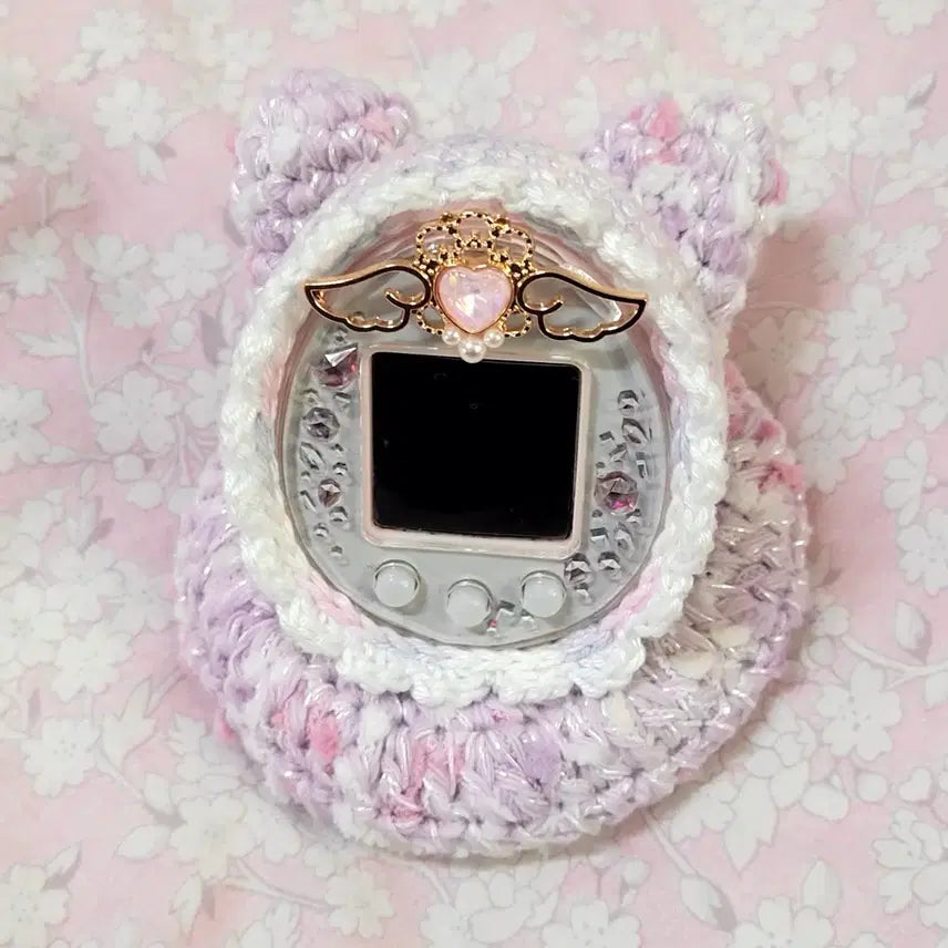 [BUNJANG] Tamagotchi Knitting Cushion - Aurora Lavender / Mits&