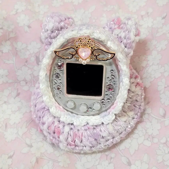 [BUNJANG] Tamagotchi Knitting Cushion - Aurora Lavender / Mits&